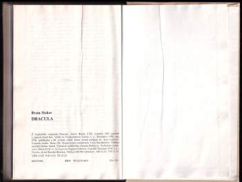 Bram Stoker: Dracula. Slovensky
