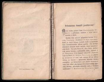 Viktor Josef Bezděka: Drahé kameny z koruny Svatováclavské, čili, Životy Světců, Blahoslavenců a domněním svatých národa českoslovanského
