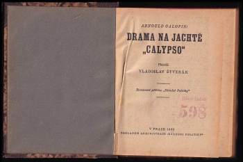 Arnould Galopin: Drama na jachtě "Calypso"