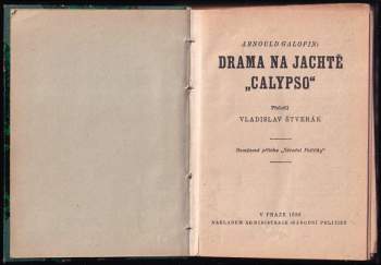 Arnould Galopin: Drama na jachtě "Calypso"