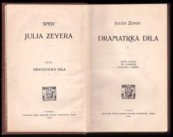 Julius Zeyer: Dramatická díla