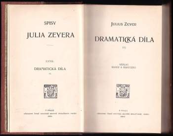 Julius Zeyer: Dramatická díla