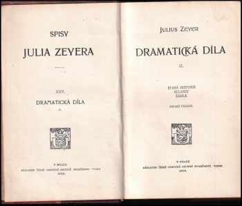 Julius Zeyer: Dramatická díla