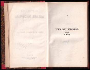 William Shakespeare: Dramatická díla Williama Shakespeara