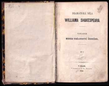 William Shakespeare: Dramatická díla Williama Shakespeara (Cymbelín + Veselé ženy Windsorské + Koriolanus + Život a smrt krále Richarda III. + Král Lear + Král Jindřich V.)