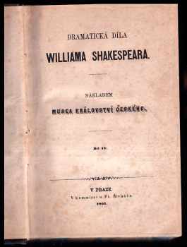 William Shakespeare: Dramatická díla Williama Shakespeara