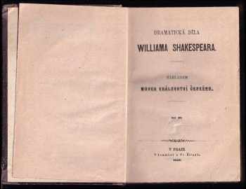 William Shakespeare: Dramatická díla Williama Shakespeara II. Veselé ženy Windsorské, Koriolanus, Antonius a Kleopatra, Král Jindřich VI., díl 1. + III. Král Jindřich V., Julius Caesar, Kupec Benátský, Král Jindřich IV., díl 1 + IV. Král Jindřich VI., díl 2., Král Richard, Veta za vetu, Večer tříkrálový