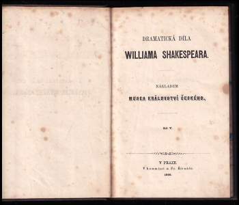 Dramatická díla Williama Shakespeara V - Sen noci svatojanské