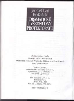 Jan Gebhart: Dramatické i všední dny protektorátu