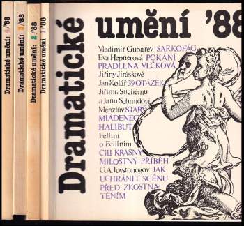 Dramatické umění 88  1-4