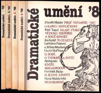 Dramatické umění '89  1-4