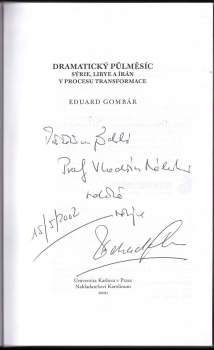 Eduard Gombár: Dramatický půlměsíc