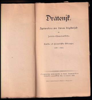Josef Krasoslav Chmelenský: Drátenjk