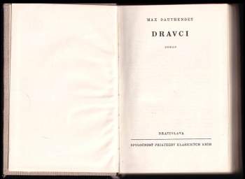 Max Dauthendey: Dravci