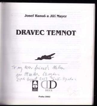 Josef Hanuš: Dravec temnot