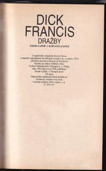 Dick Francis: Dražby