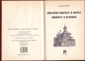 Jaromír Polášek: Dřevěné kostely a kaple Moravy a Slezska