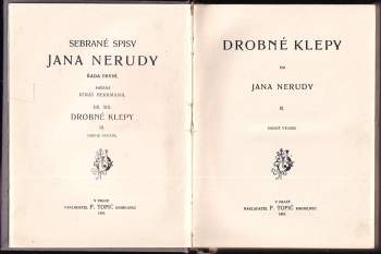 Jan Neruda: Drobné klepy