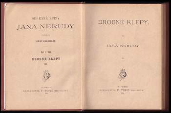 Jan Neruda: Drobné klepy