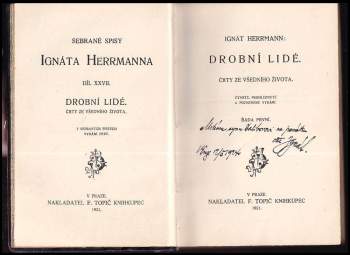 Ignát Herrmann: Drobní lidé I - II