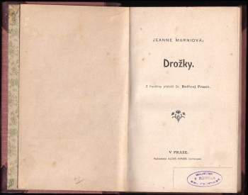 Jeanne Françoise Marnière: Drožky