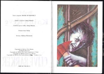 Clive Barker: Druhá Kniha Krve