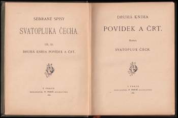 Svatopluk Čech: Druhá kniha povídek a črt