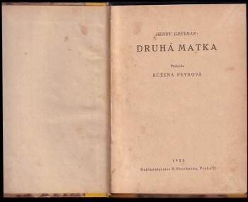 Henry Gréville: Druhá matka