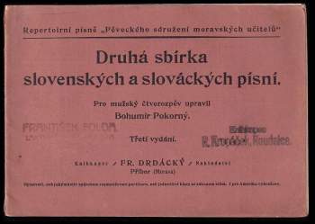 Druhá sbírka slovenských a slováckých písní (20)