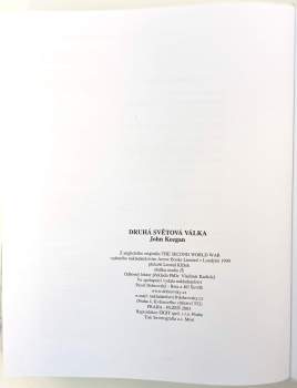 John Keegan: Druhá světová válka