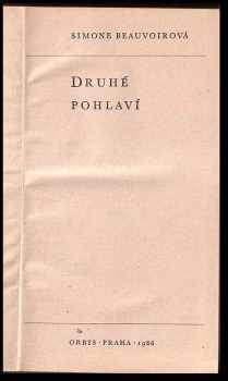 Simone de Beauvoir: Druhé pohlaví