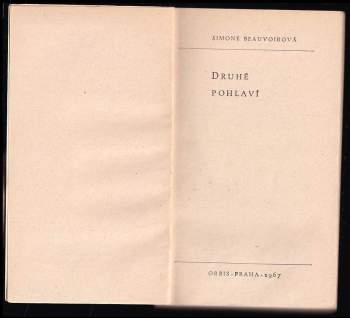 Simone de Beauvoir: Druhé pohlaví