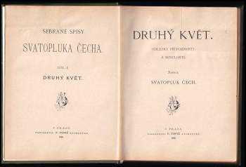 Svatopluk Čech: Druhý květ