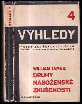 William James: Druhy náboženské zkušenosti
