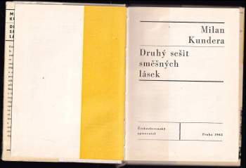 Milan Kundera: Druhý sešit směšných lásek