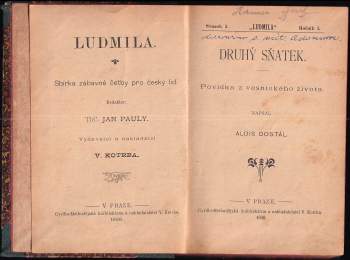 Alois Dostál: Druhý sňatek