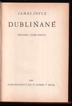 James Joyce: Dubliňané