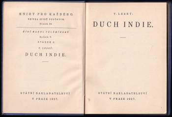 Vincenc Lesný: Duch Indie