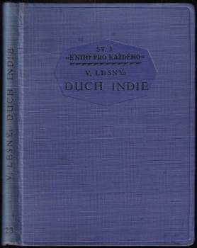 Vincenc Lesný: Duch Indie