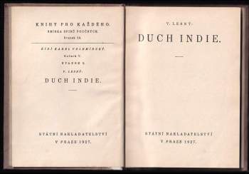 Vincenc Lesný: Duch Indie