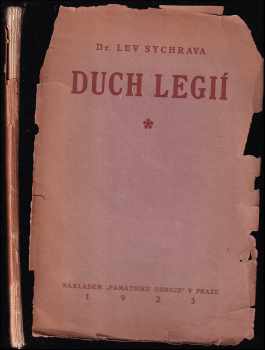 Lev Sychrava: Duch legií