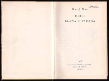 Karl May: Duch Llana Estacada
