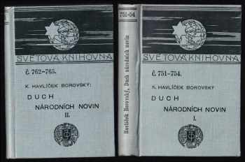 Duch Národních novin : Díl 1-2 - Karel Havlíček Borovský, Karel Havlíček Borovský, Karel Havlíček Borovský (1909, J. Otto) - ID: 690626