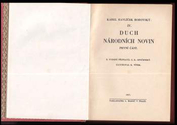 Karel Havlíček Borovský: Duch Národních Novin