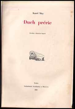 Karl May: Duch prérie