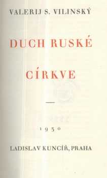 Duch ruské církve