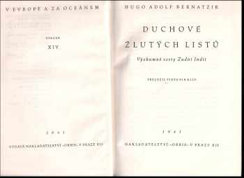 Hugo Adolf Bernatzik: Duchové žlutých listů