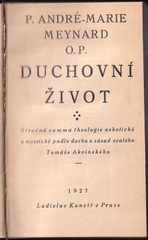 André-Marie Meynard: Duchovní život