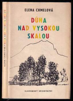 Dúha nad vysokou skalou
