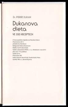 Pierre Dukan: Dukanova dieta